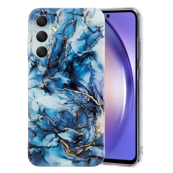 Marble design Samsung Galaxy A17 cover - Grå