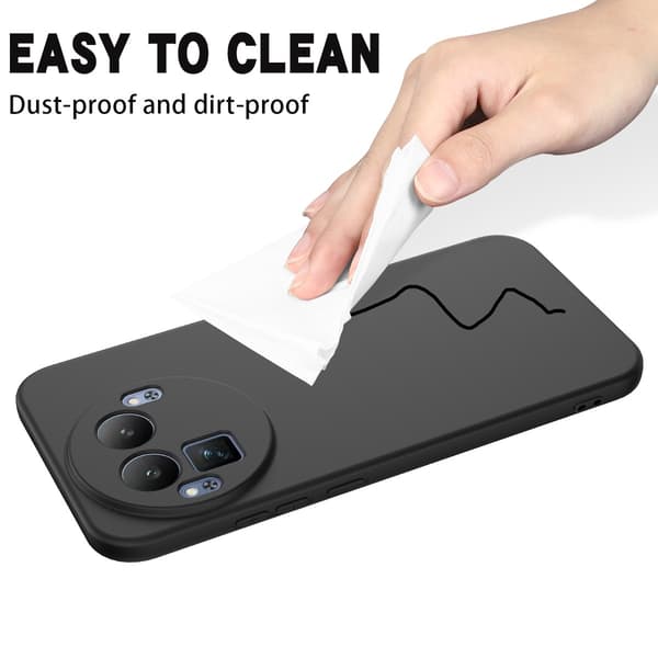 Matte Liquid Realme GT 8 Pro silikone cover - Sort