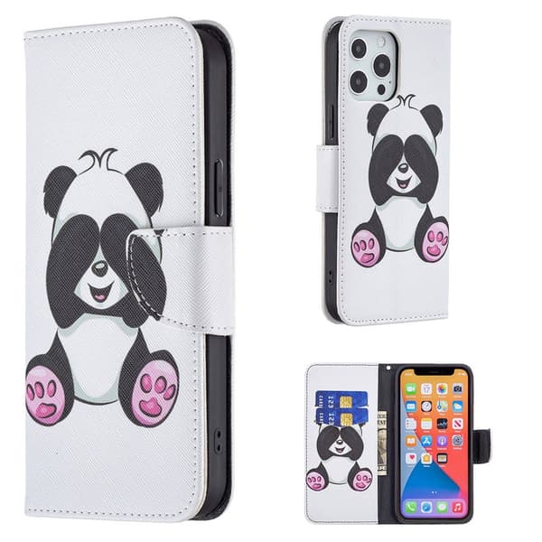 Wonderland iPhone 13 Pro flip-etui - Panda