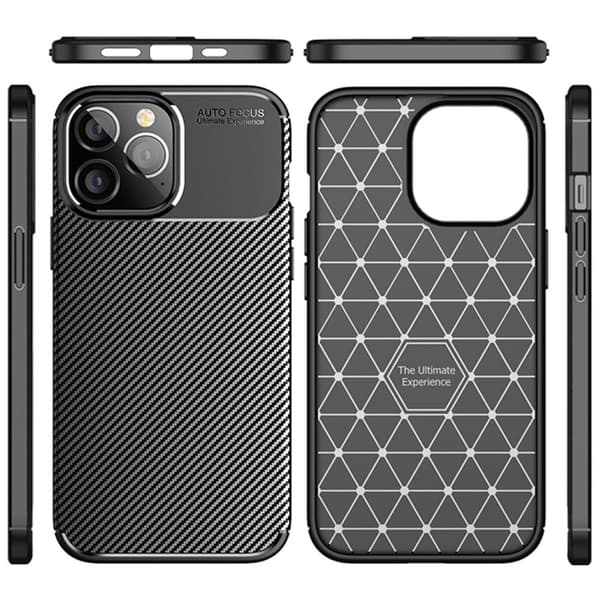 Carbon Shield iPhone 14 Pro Max deksel - Blå
