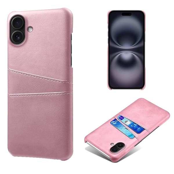 Dual Card iPhone 17 cover - Rødguld