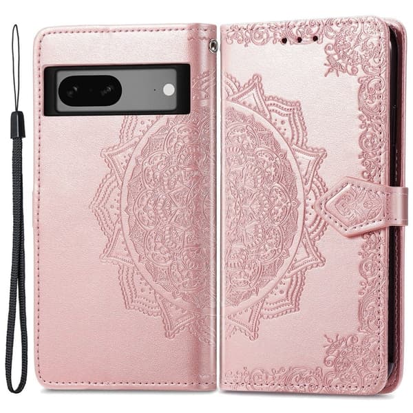 Mandala Google Pixel 7a Flippetui - Rose Gull