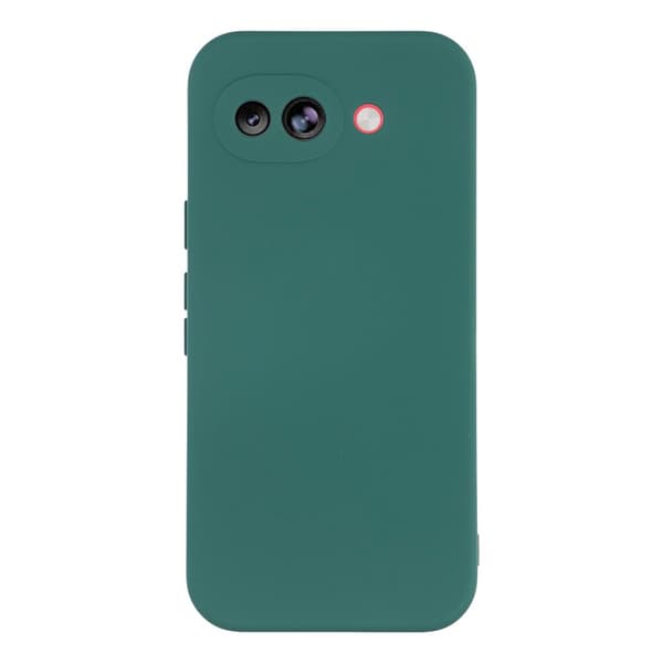 Mikrofiberforet blødt gummi Google Pixel 10a cover - Militærgrøn