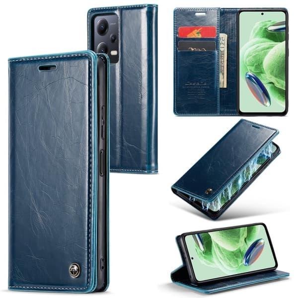 CaseMe Xiaomi Poco X5 / Redmi Note 12 Smooth Etui - Blå