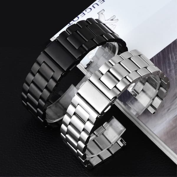 Suunto 9 GDHS 24mm rustfrit Urrem - Sort
