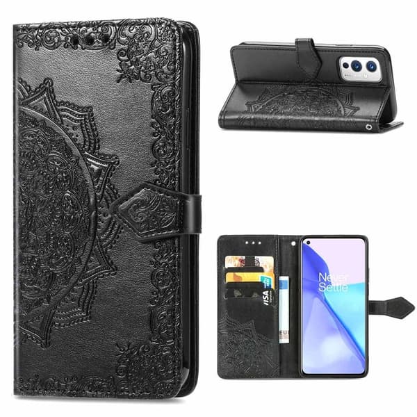 Mandala OnePlus 9 Flippetui - Svart