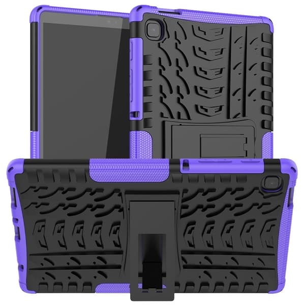 Dækmønster kickstand-etui til Samsung Galaxy Tab A7 Lite - Lilla