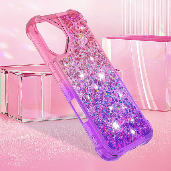 Princess iPhone 17 deksel - Rosa + Lilla