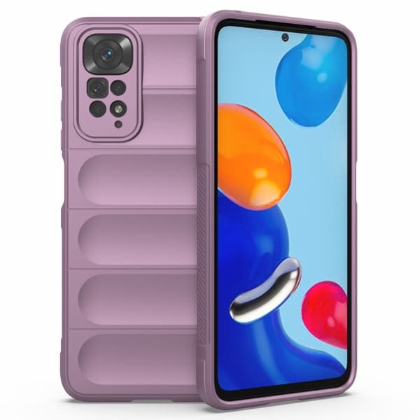 Blødt grebsformet cover til Xiaomi Redmi Note 11S / Xiaomi Redmi Note 11 - Lilla