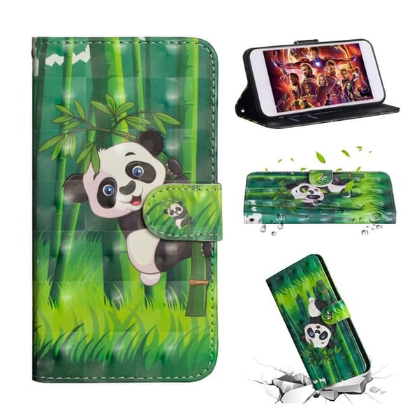 Sony Xperia L3 Läderfodral med mönster - Panda