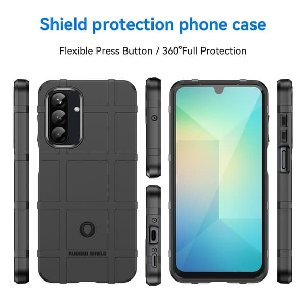 Rugged Shield Samsung Galaxy A26 kotelot - Musta