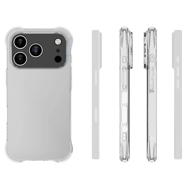 Erittäin ohut läpinäkyvä kotelo iPhone 17 Pro