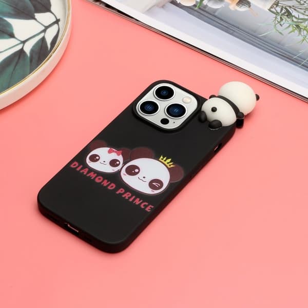 Cute 3D iPhone 14 Pro cover - To Pandaer