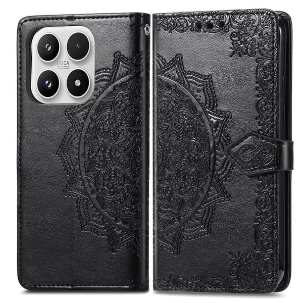 Mandala Xiaomi 17 nahkakotelo - Musta