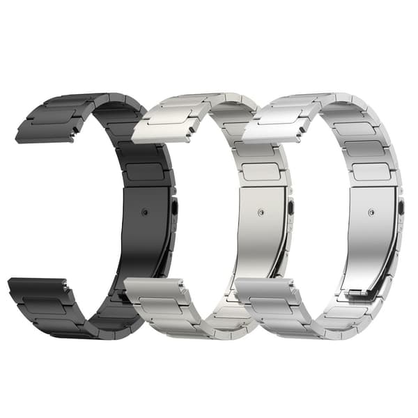 22 mm universalrem i titaniumlegering med fladt spænde - Titanium