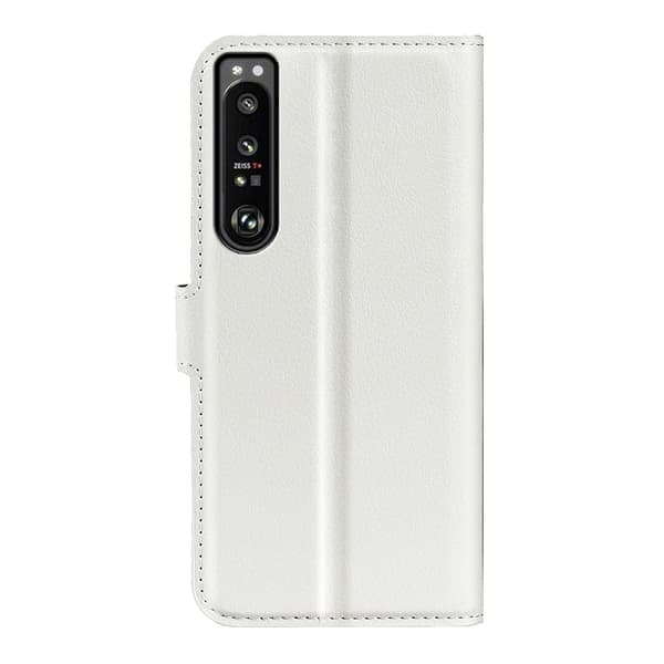 Classic Sony Xperia 1 IV flip etui - Hvit