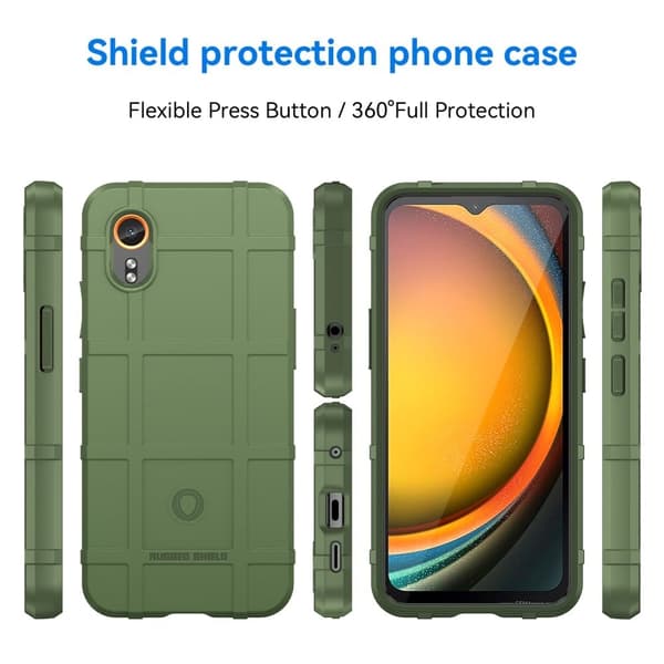 Rugged Shield Samsung Galaxy Xcover 7 deksel - Grønn