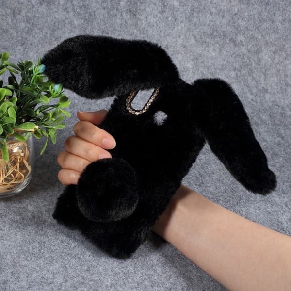 Bunny Samsung Galaxy A30 cover - Sort