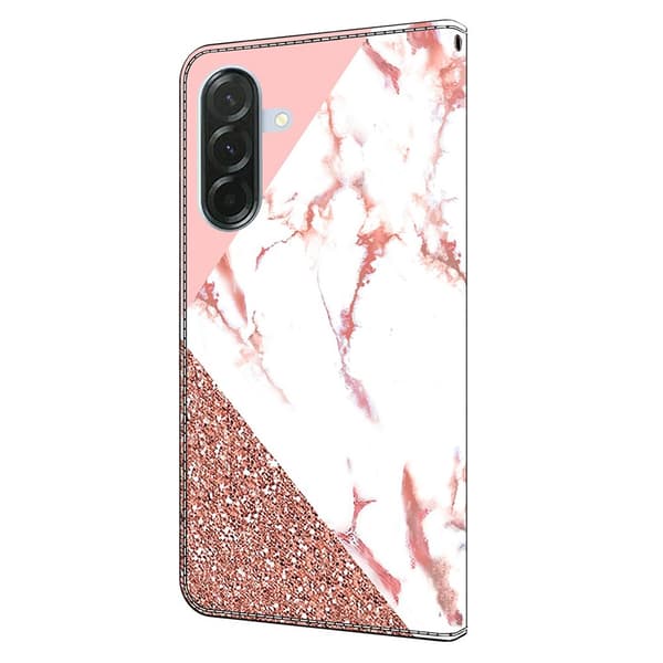 Wonderland Samsung Galaxy A57 fodral -Triangulär Marmor