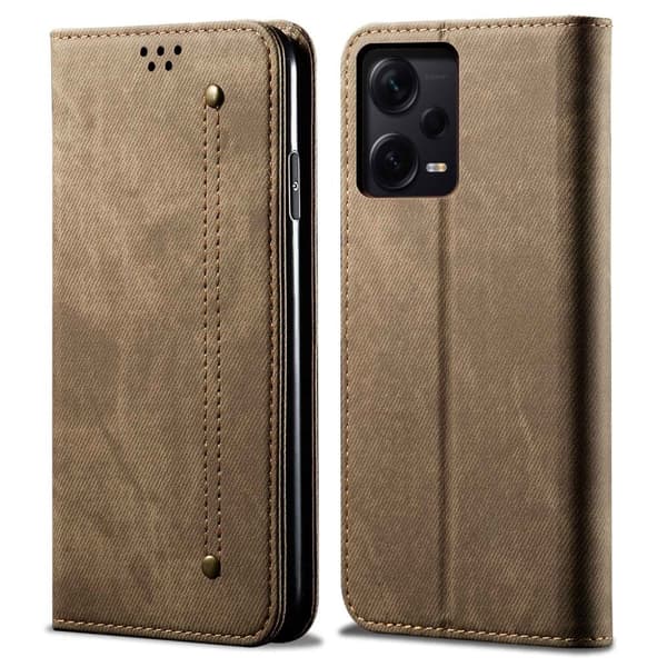 Jeans Xiaomi Redmi Note 12 Pro Plus Flippetui - Khaki