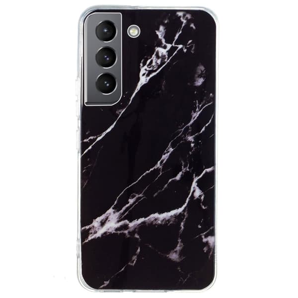 Marble design Samsung Galaxy S22 cover - Sort