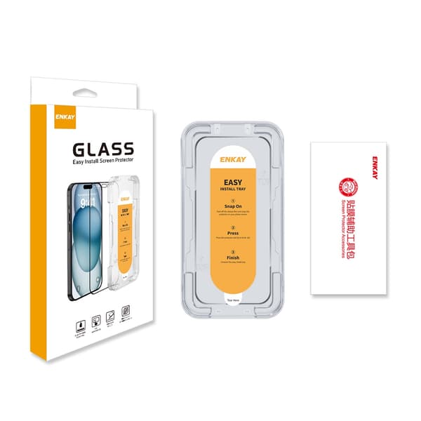 Holdbart og slagresistent iPhone 17 beskyttelsesglas