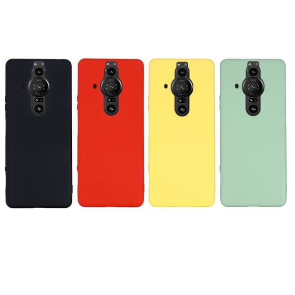 Matte Liquid Sony Xperia Pro-I silikone cover - Sort