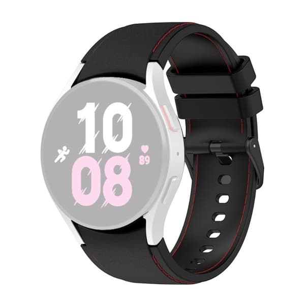 Samsung Galaxy Watch 5 / 4 / 3 (41mm) silikone urrem - Sort / Sort