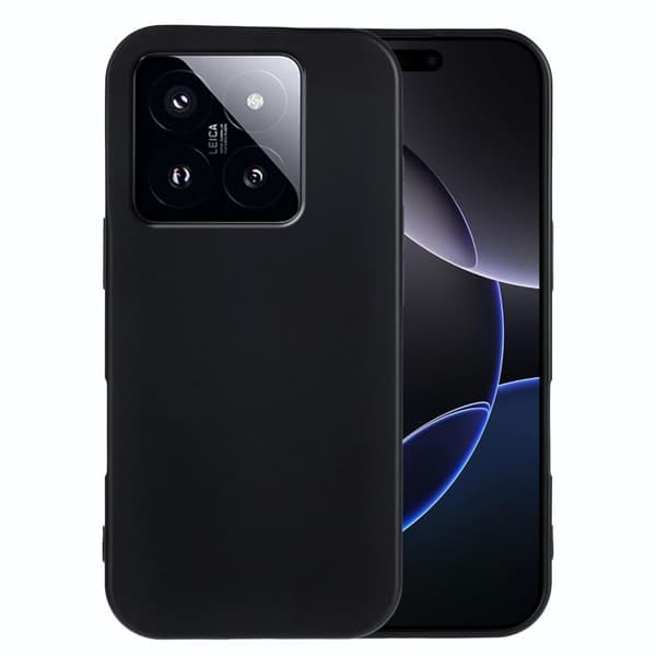 Blødt og mat Xiaomi 14T Pro cover - Sort