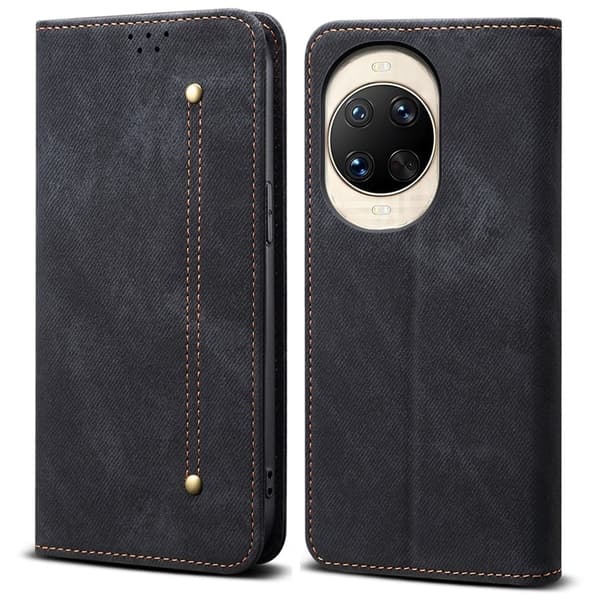 Jeans Huawei nova 14 5G flip etui - Sort