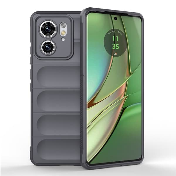 Mjukt greppformat Motorola Edge 40 skal - Mörkgrå