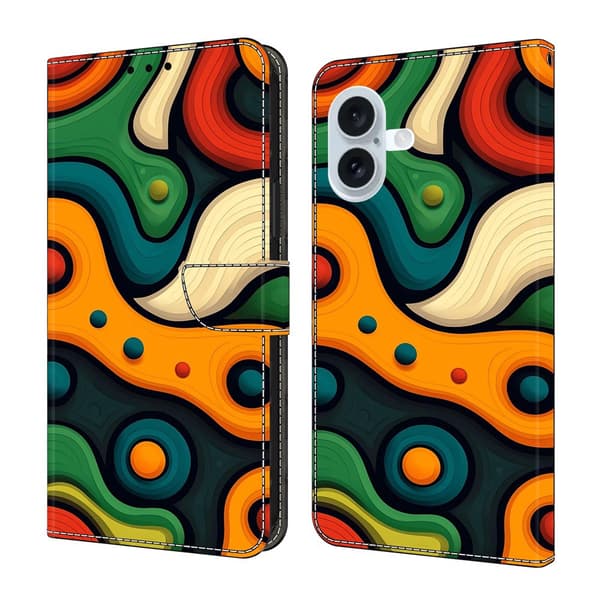 Wonderland iPhone 17 flip-etui - Malt
