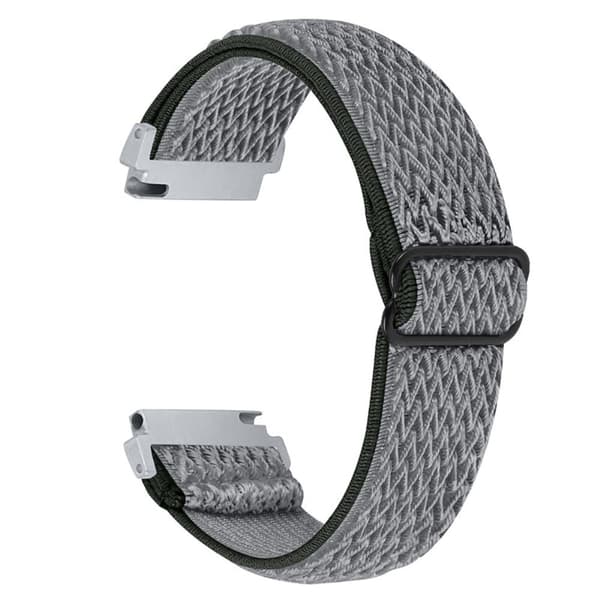 Amazfit GTR 47mm / Pace elastinen kellon hihna säädettävällä soljella - Tummanharmaa