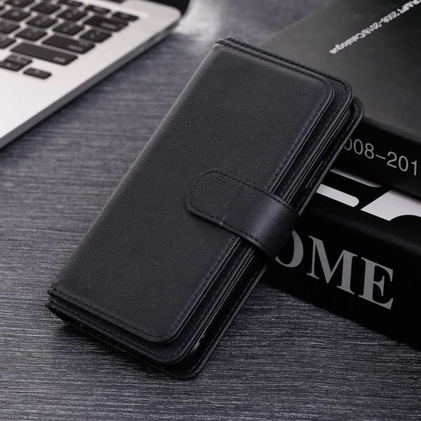 Samsung Galaxy S26 Plus etui med pung & 10 kortpladser - Sort