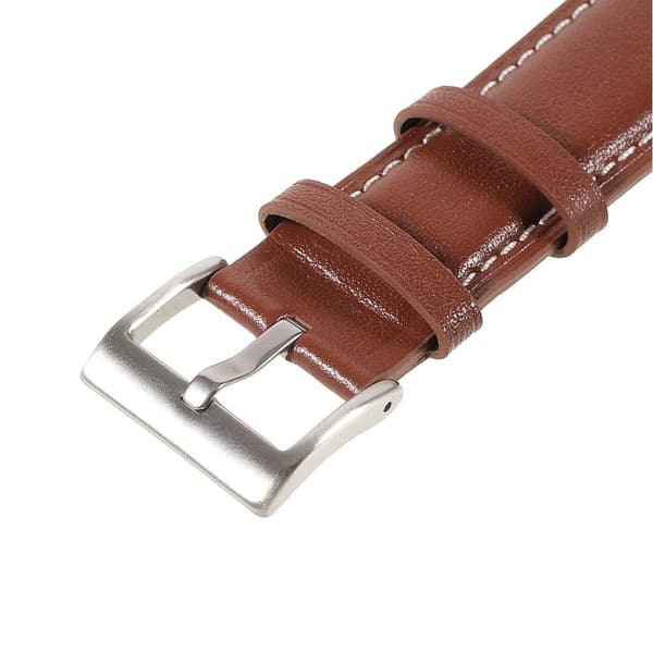 22m Universal quick release klockarmband i äkta läder - Brun