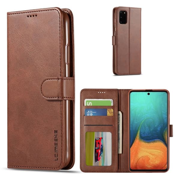 LC.IMEEKE Samsung Galaxy A41 Flip Etui - Kaffe