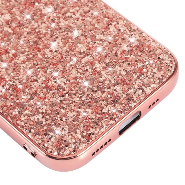Glitter iPhone 16e deksel - Svart