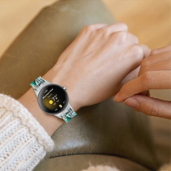Google Pixel Watch urrem i resin-stil - Grøn