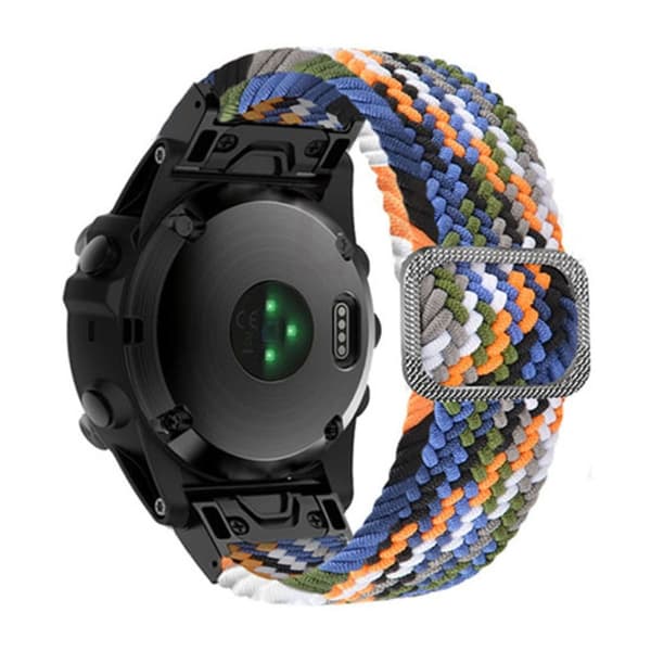 22 mm nylonrem til Garmin-ur med spænde - Denim