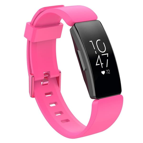 Fitbit Inspire / Inspire HR silikoneurrem - størrelse: S / lyserød