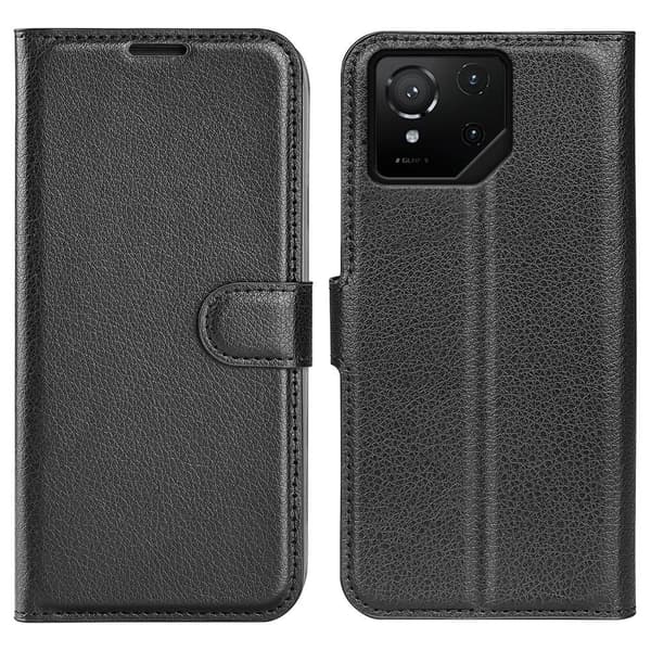 Klassisk Asus ROG Phone 9 Pro flip etui - Sort