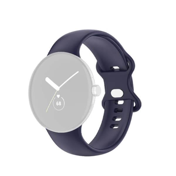 Google Pixel Watch silikone-urrem - Midnatsblå Størrelse: L
