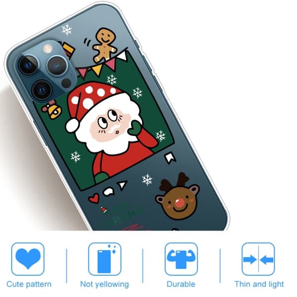 Juleveske til iPhone 14 Pro Max - Nissefoto