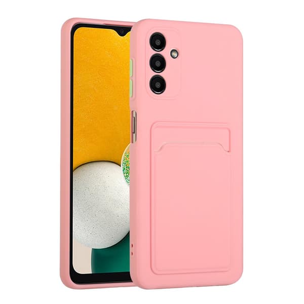 Kortholder cover til Samsung Galaxy A26 - Lyserød