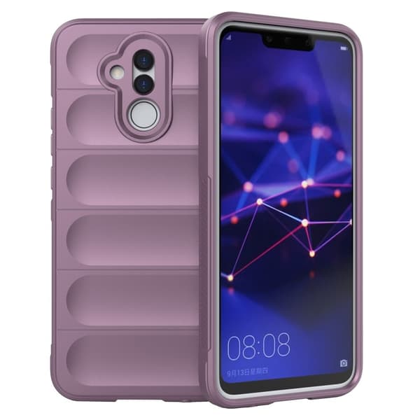 Blødt grebsformet cover til Huawei Mate 20 Lite - Lilla
