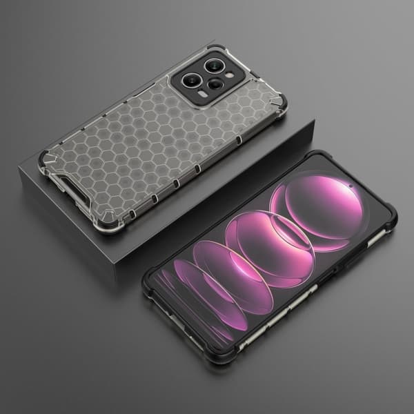 Bofink Honeycomb Xiaomi Redmi Note 12 Pro Etui - Sort