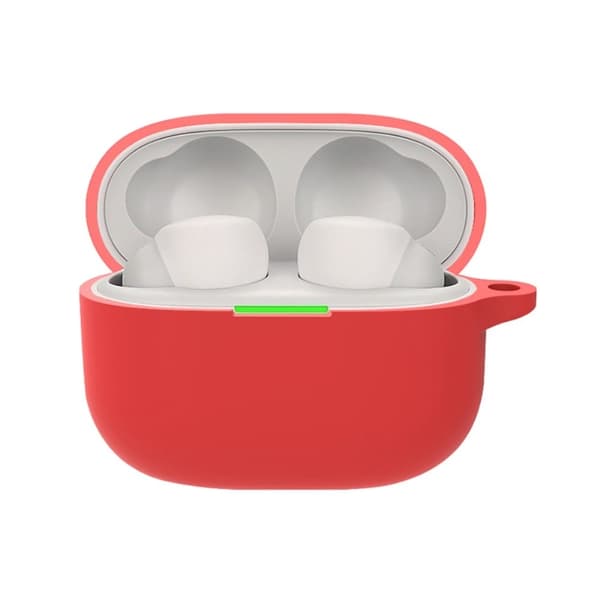 Sony LinkBuds S silikonfodral med karbinhake - Röd