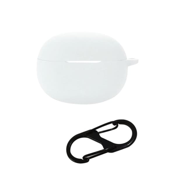 Realme Buds T100 silikonfodral med spänne - Vit