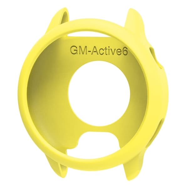 GarminActive 6 Watch Case Silicone Protective Frame Deksel - Gul