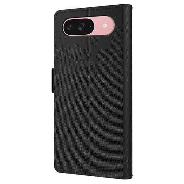 Google Pixel 9 Pro / Google Pixel 9 etui med makeup-spejl i smart design - Sort